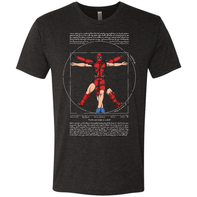 T-Shirts Vintage Black / S Vitruvian Merc Men's Triblend T-Shirt