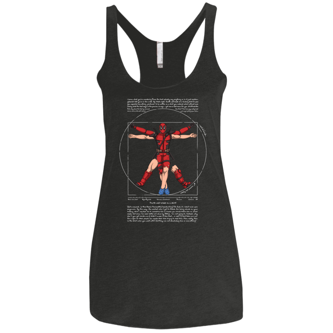 Vitruvian Merc Women's Triblend Racerback Tank