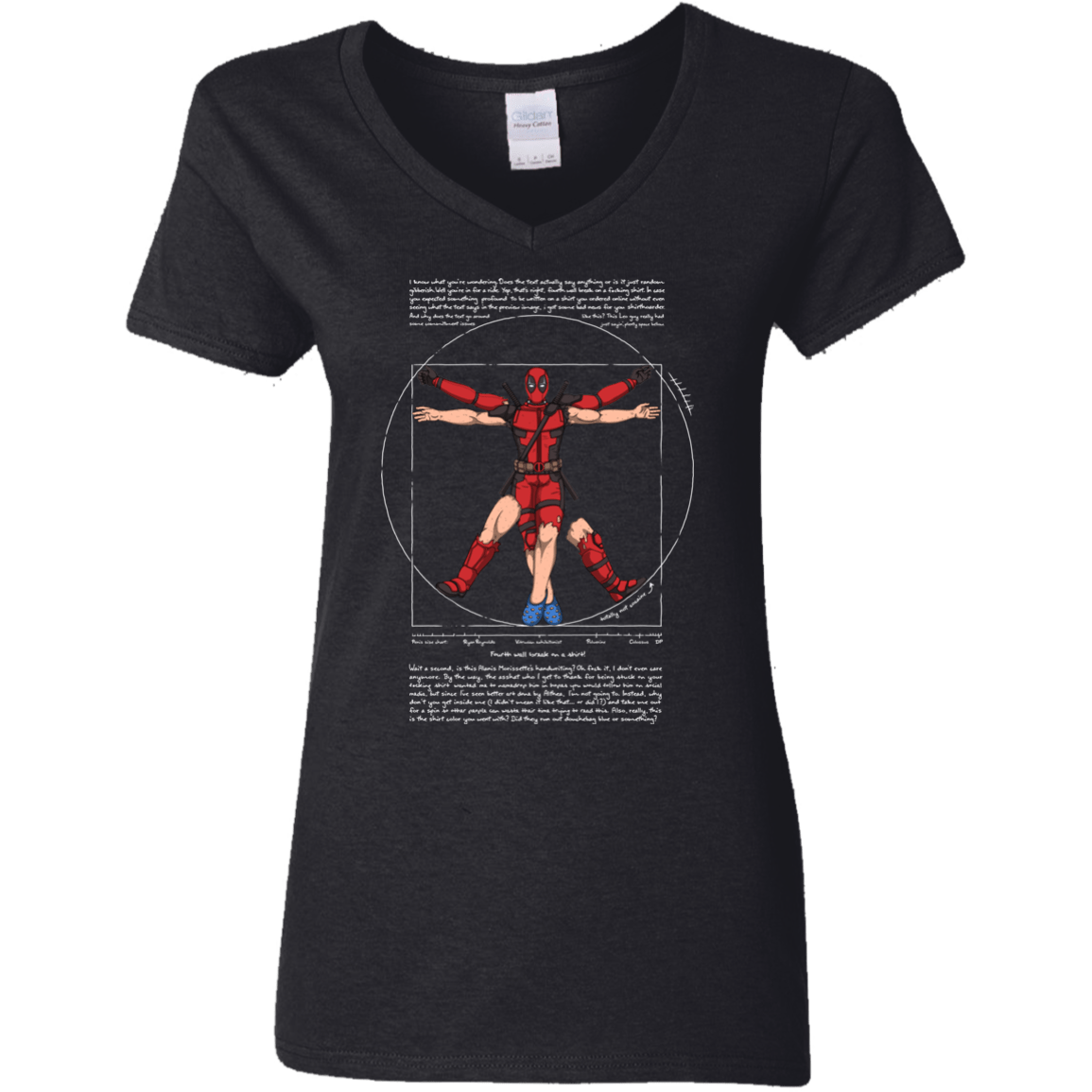 Vitruvian Merc Women's V-Neck T-Shirt