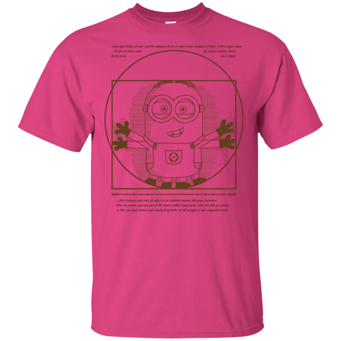 T-Shirts Heliconia / S Vitruvian Minion T-Shirt
