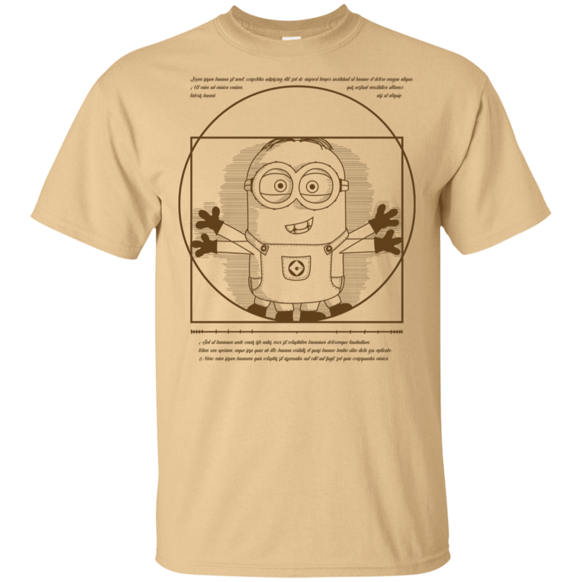 T-Shirts Vegas Gold / S Vitruvian Minion T-Shirt