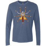 T-Shirts Indigo / Small Vitruvian Omnic Men's Premium Long Sleeve