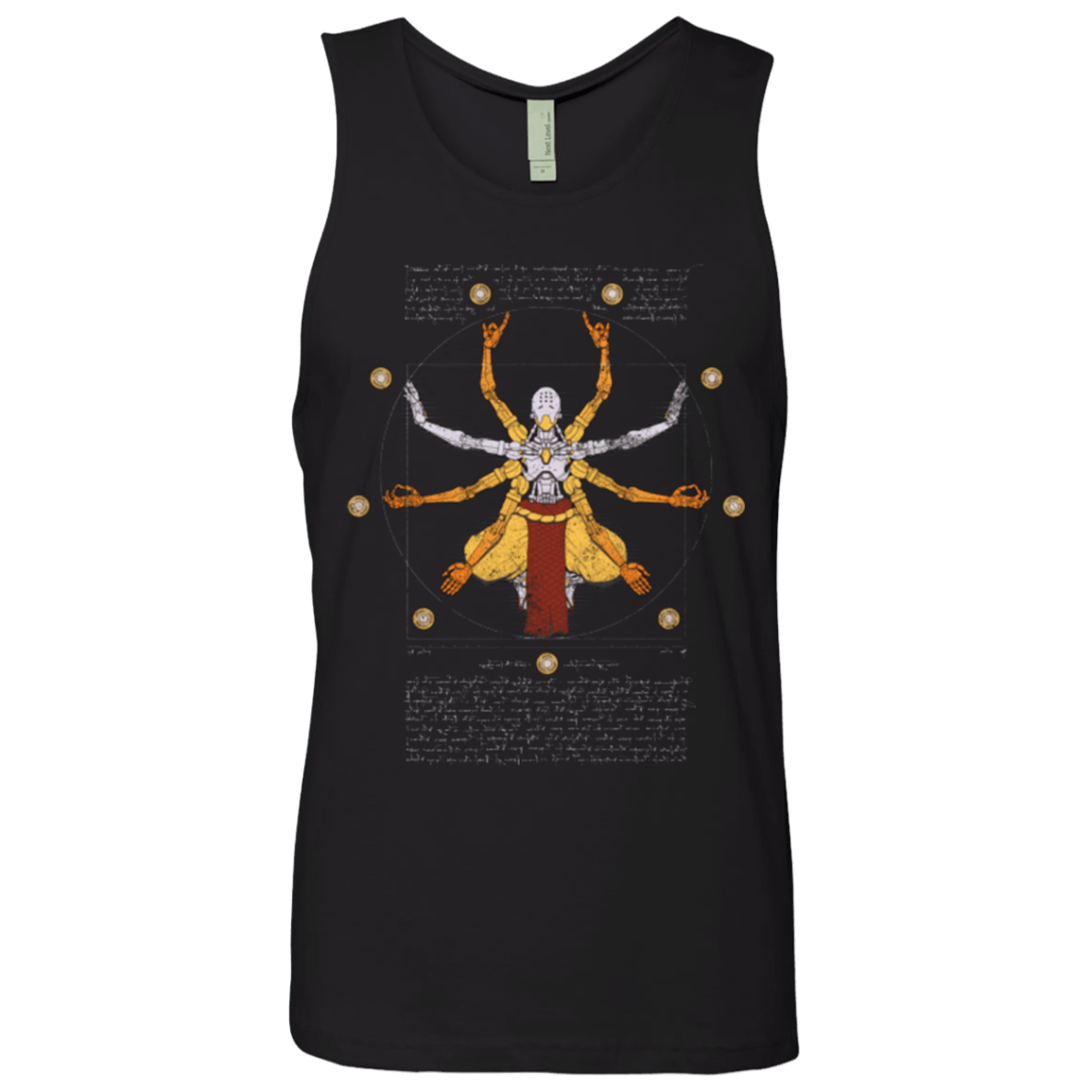 T-Shirts Black / Small Vitruvian Omnic Men's Premium Tank Top