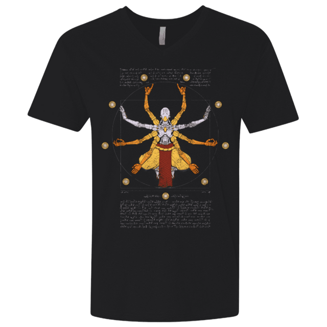 T-Shirts Black / X-Small Vitruvian Omnic Men's Premium V-Neck