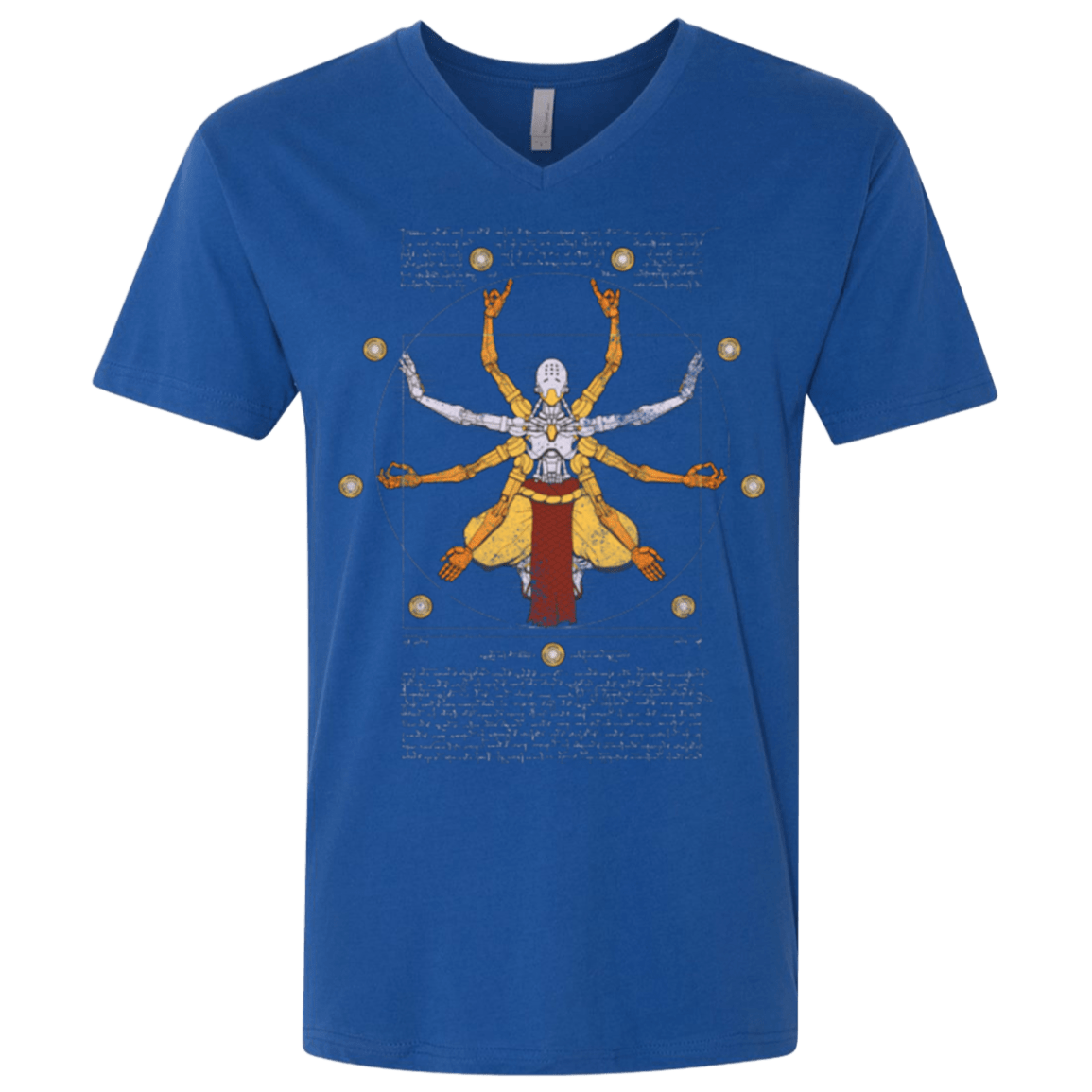 T-Shirts Royal / X-Small Vitruvian Omnic Men's Premium V-Neck
