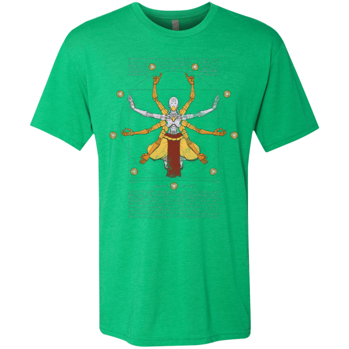 T-Shirts Envy / Small Vitruvian Omnic Men's Triblend T-Shirt
