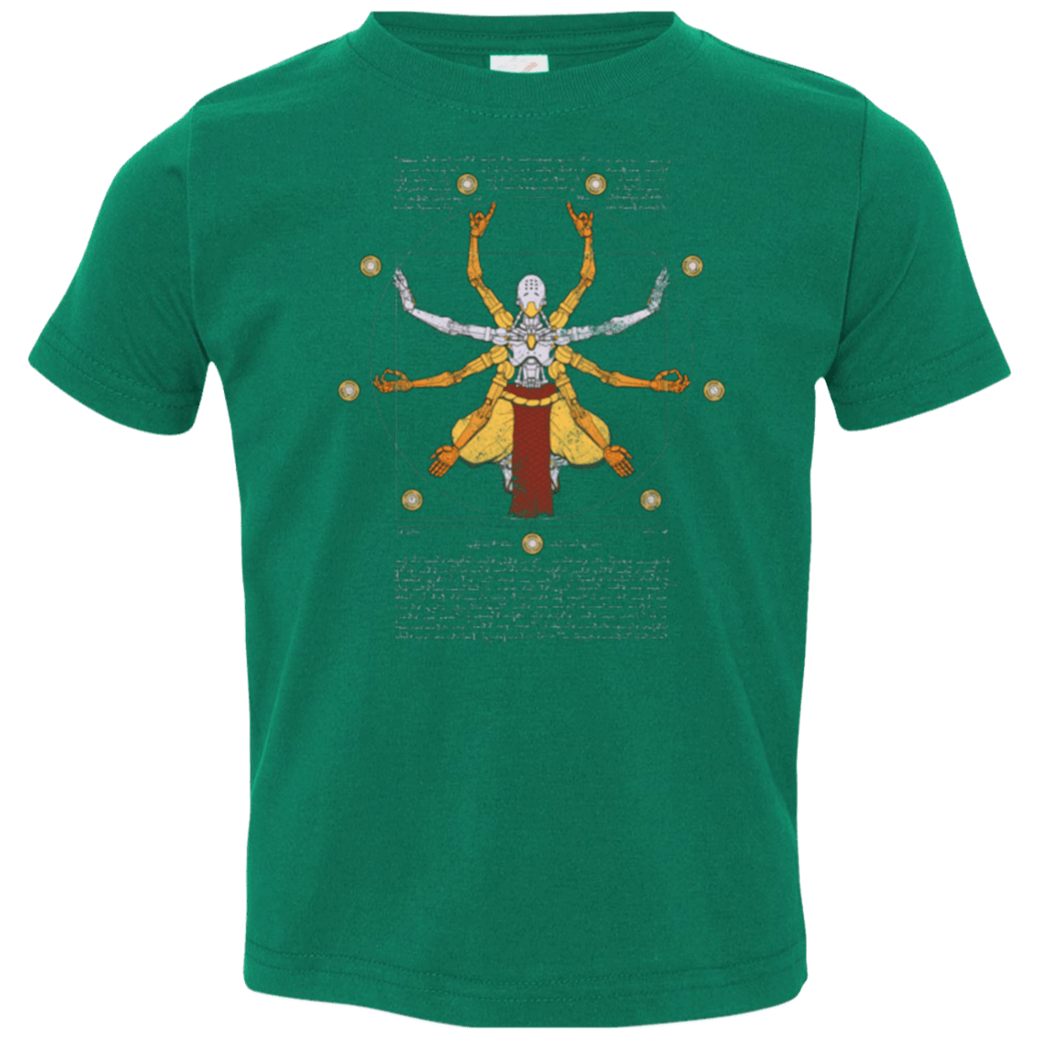 T-Shirts Kelly / 2T Vitruvian Omnic Toddler Premium T-Shirt