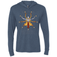 T-Shirts Indigo / X-Small Vitruvian Omnic Triblend Long Sleeve Hoodie Tee