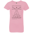 T-Shirts Light Pink / YXS Vitruvian Rey Girls Premium T-Shirt