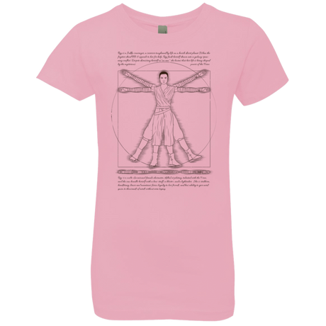 T-Shirts Light Pink / YXS Vitruvian Rey Girls Premium T-Shirt