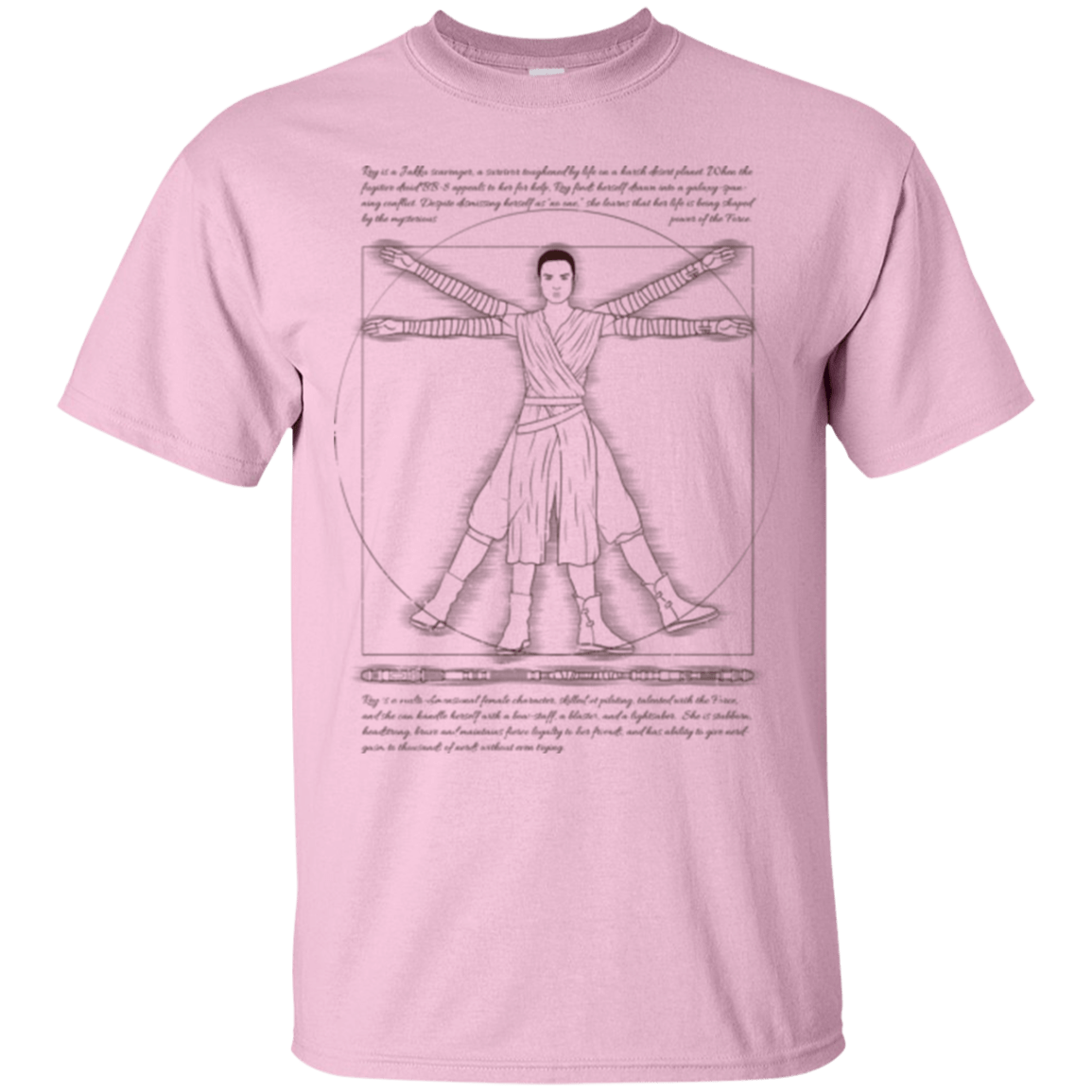T-Shirts Light Pink / Small Vitruvian Rey T-Shirt