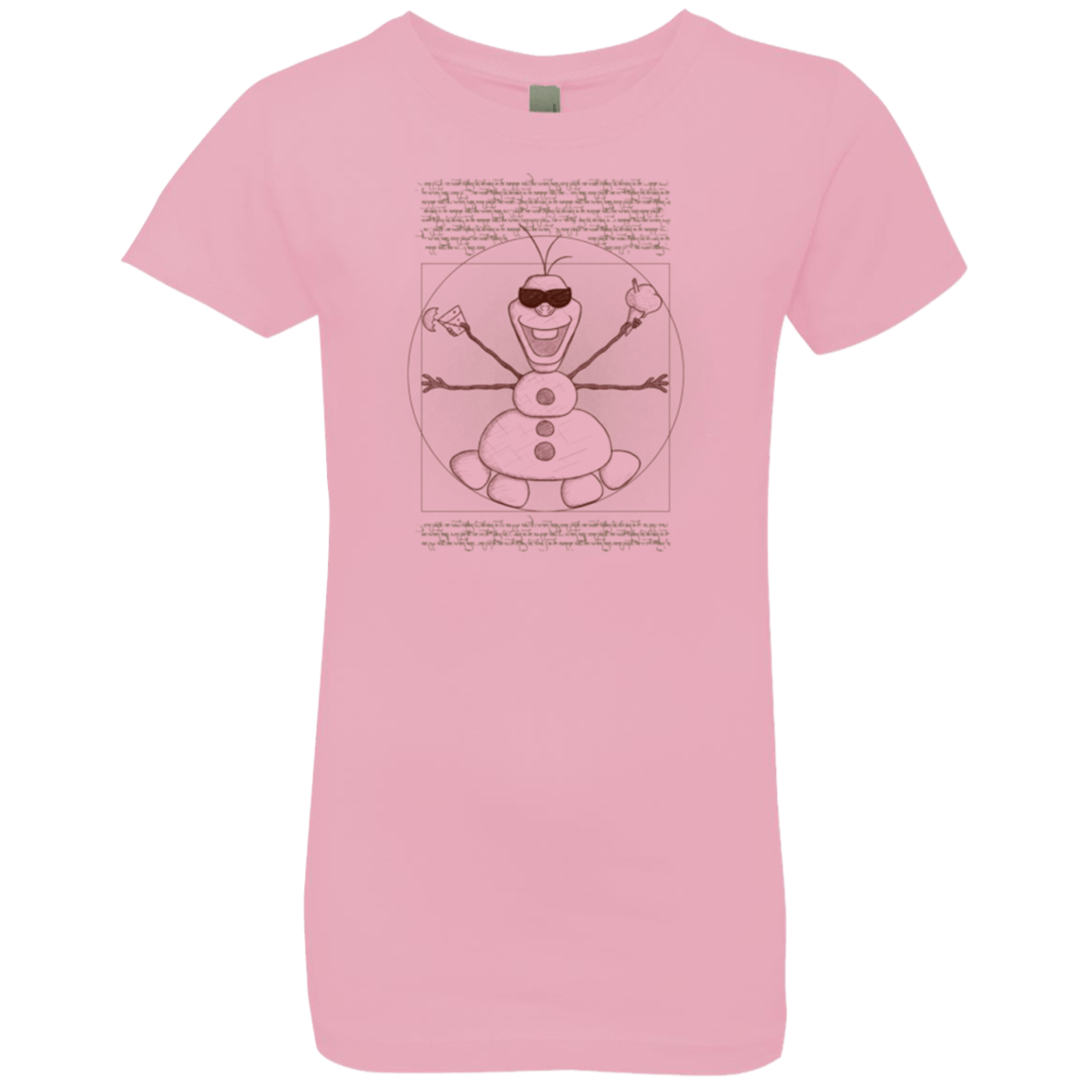 T-Shirts Light Pink / YXS Vitruvian Summer Girls Premium T-Shirt