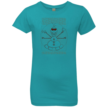 T-Shirts Tahiti Blue / YXS Vitruvian Summer Girls Premium T-Shirt