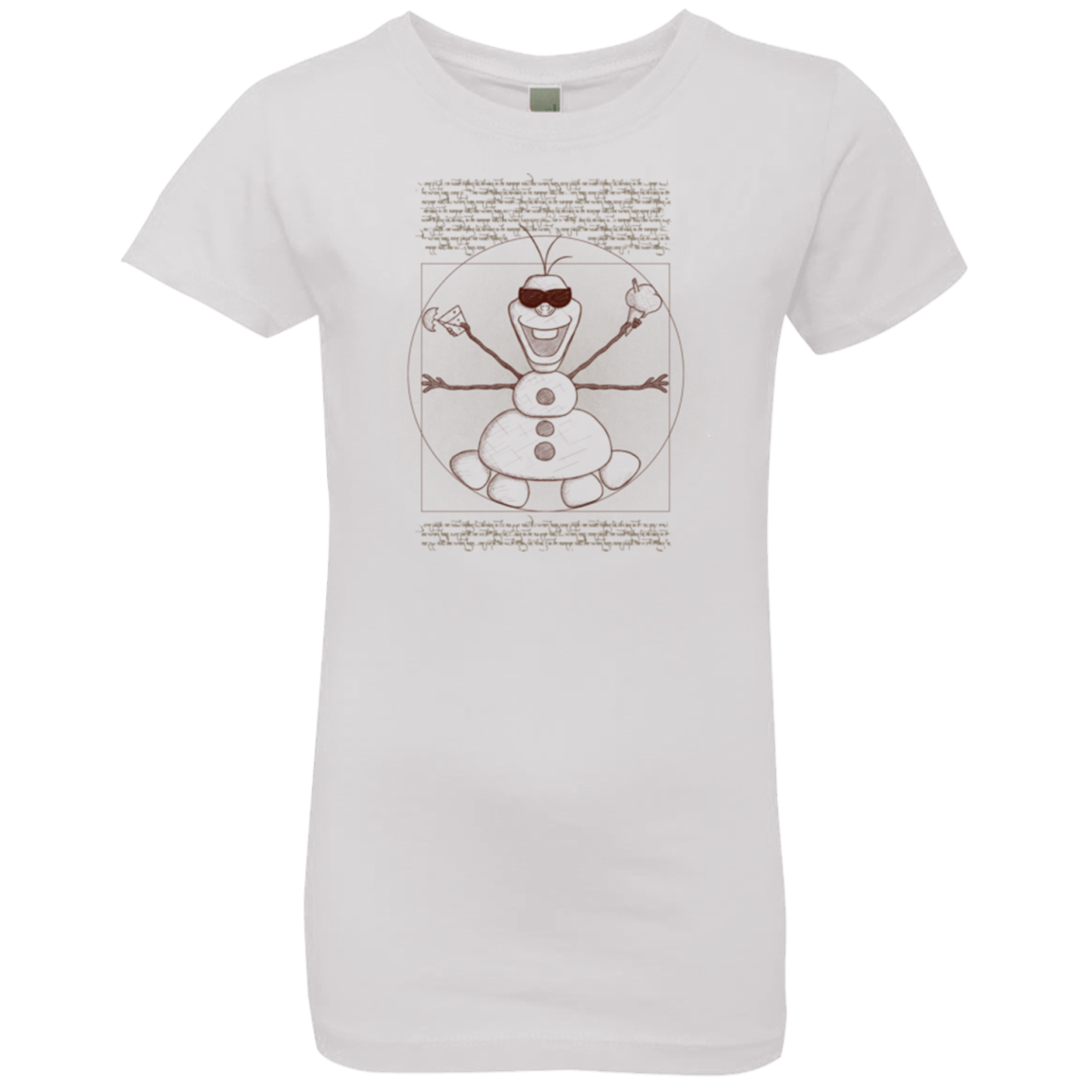 T-Shirts White / YXS Vitruvian Summer Girls Premium T-Shirt