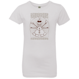 T-Shirts White / YXS Vitruvian Summer Girls Premium T-Shirt