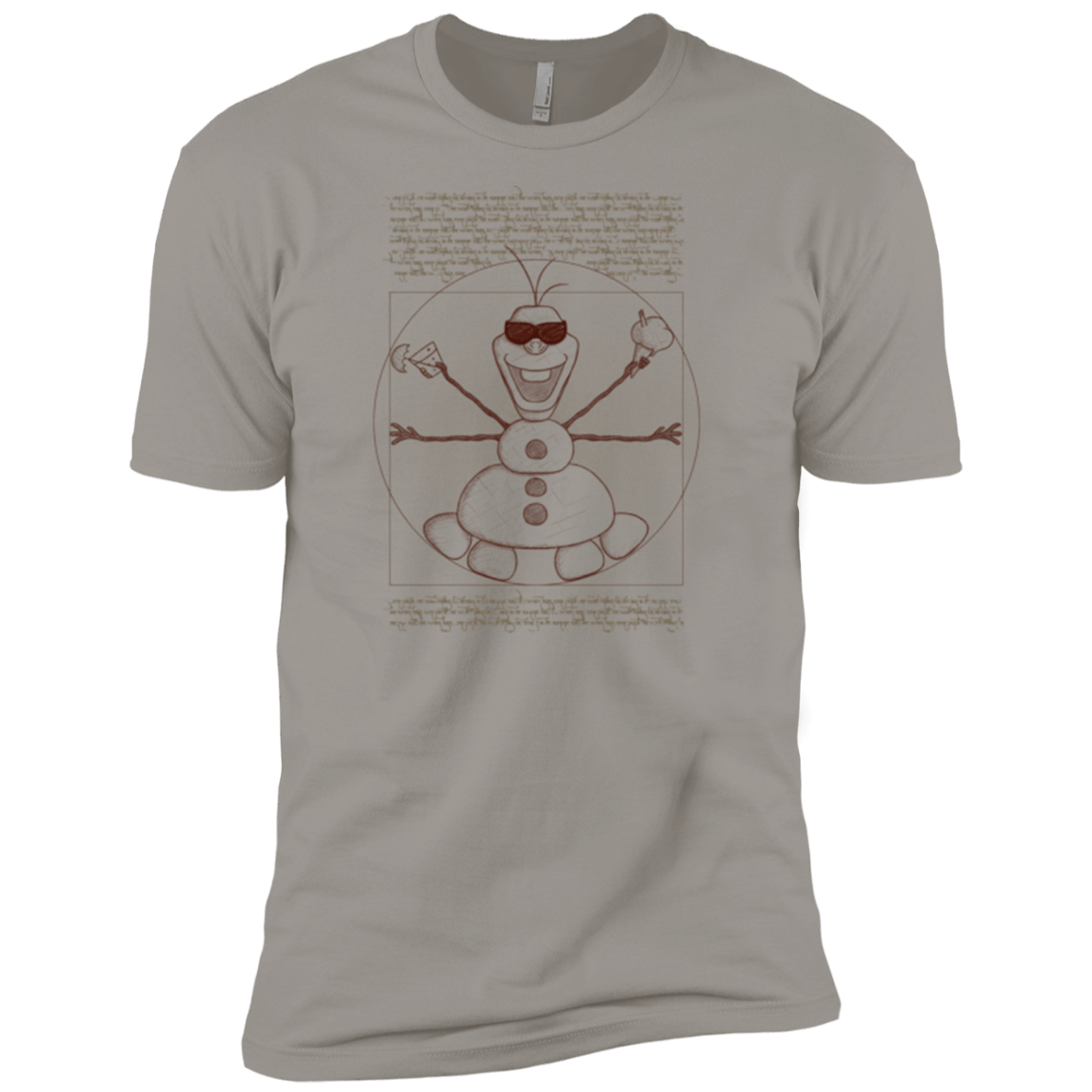 T-Shirts Light Grey / X-Small Vitruvian Summer Men's Premium T-Shirt
