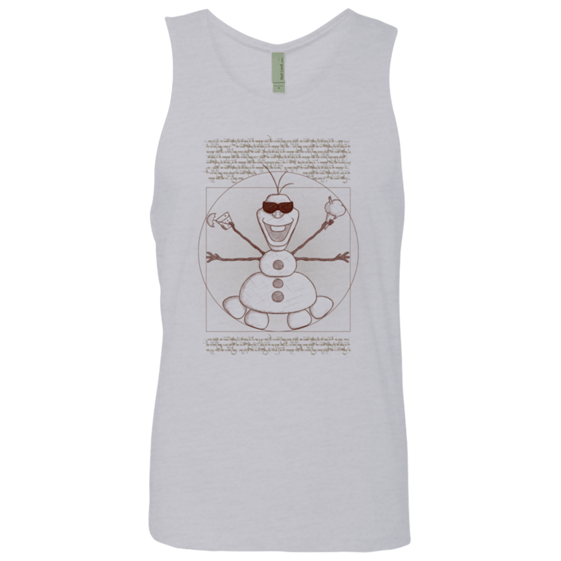 T-Shirts Heather Grey / Small Vitruvian Summer Men's Premium Tank Top