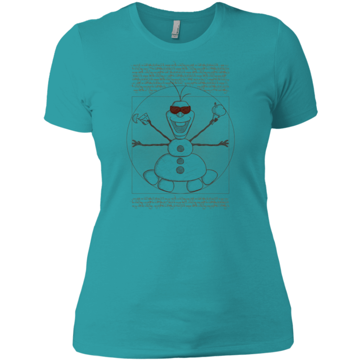 T-Shirts Tahiti Blue / X-Small Vitruvian Summer Women's Premium T-Shirt