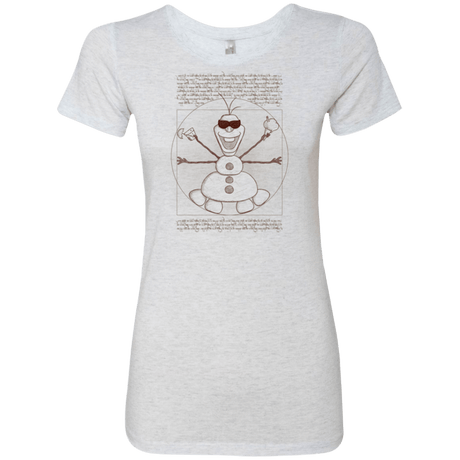 T-Shirts Heather White / Small Vitruvian Summer Women's Triblend T-Shirt