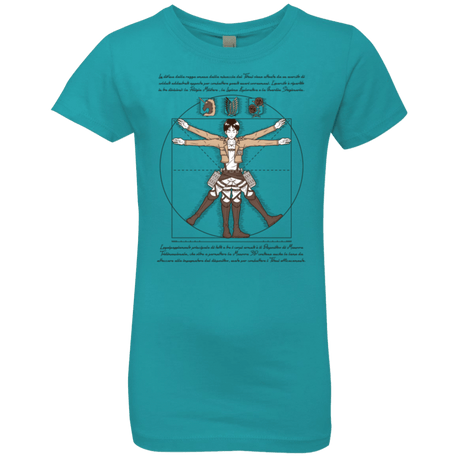 T-Shirts Tahiti Blue / YXS VITRUVIAN TRAINEE Girls Premium T-Shirt