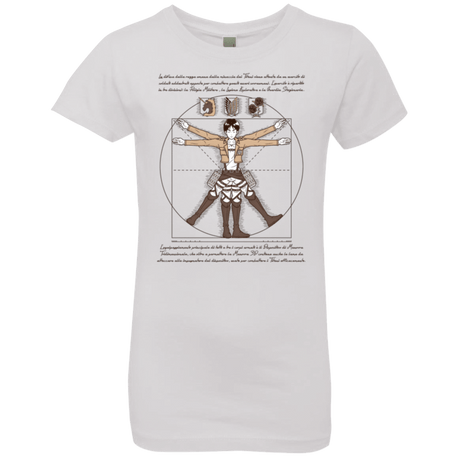 T-Shirts White / YXS VITRUVIAN TRAINEE Girls Premium T-Shirt