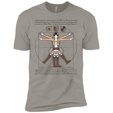 T-Shirts Light Grey / X-Small VITRUVIAN TRAINEE Men's Premium T-Shirt