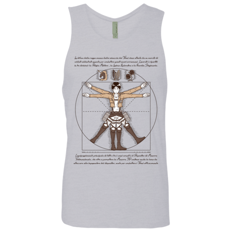 T-Shirts Heather Grey / Small VITRUVIAN TRAINEE Men's Premium Tank Top