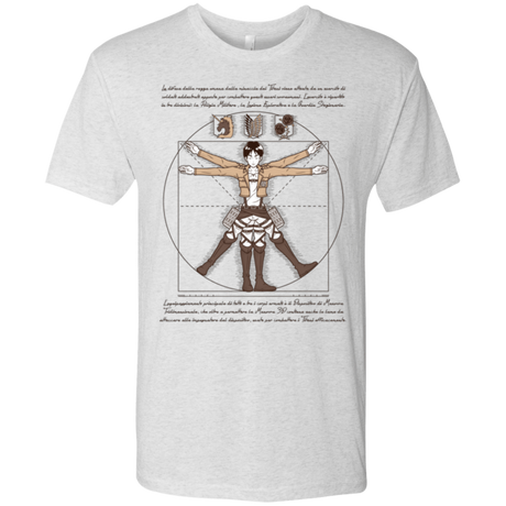 T-Shirts Heather White / Small VITRUVIAN TRAINEE Men's Triblend T-Shirt