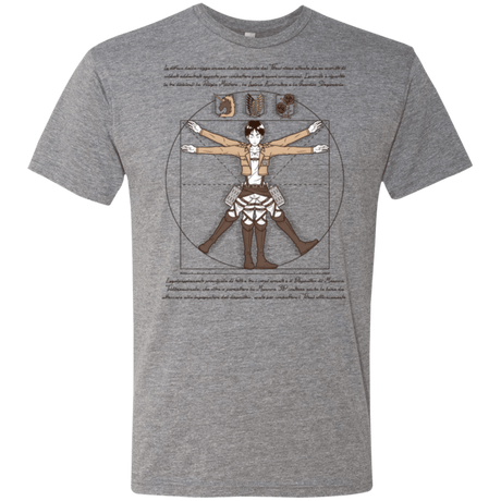 T-Shirts Premium Heather / Small VITRUVIAN TRAINEE Men's Triblend T-Shirt