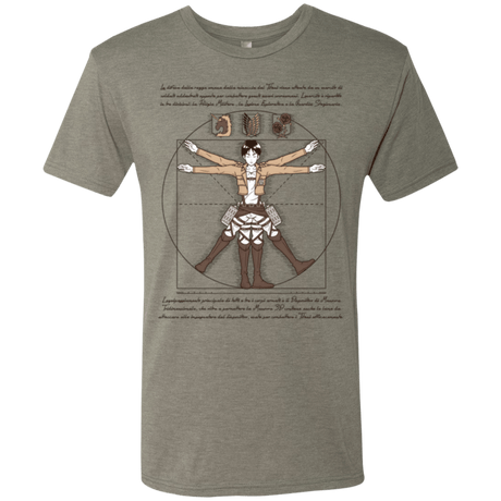 T-Shirts Venetian Grey / Small VITRUVIAN TRAINEE Men's Triblend T-Shirt