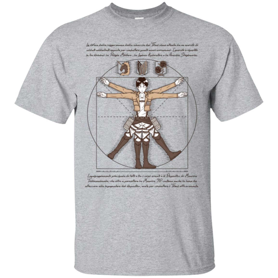 T-Shirts Sport Grey / Small VITRUVIAN TRAINEE T-Shirt