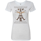 T-Shirts Heather White / Small VITRUVIAN TRAINEE Women's Triblend T-Shirt