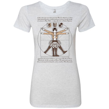T-Shirts Heather White / Small VITRUVIAN TRAINEE Women's Triblend T-Shirt
