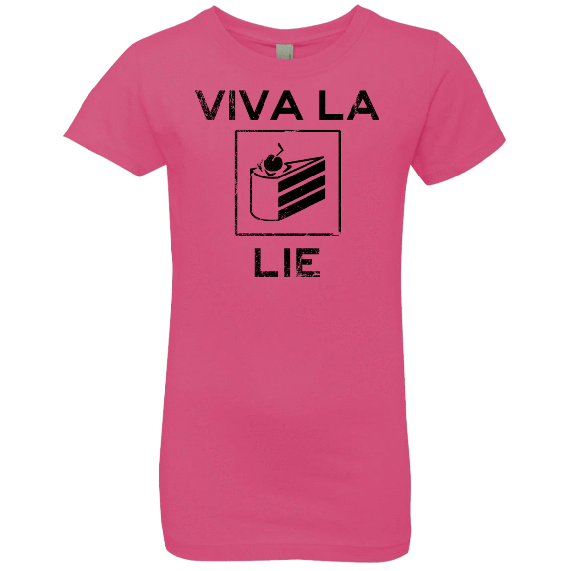 T-Shirts Hot Pink / YXS Viva La Lie Girls Premium T-Shirt