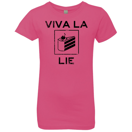 T-Shirts Hot Pink / YXS Viva La Lie Girls Premium T-Shirt