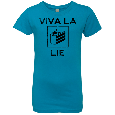 T-Shirts Turquoise / YXS Viva La Lie Girls Premium T-Shirt