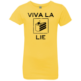 T-Shirts Vibrant Yellow / YXS Viva La Lie Girls Premium T-Shirt