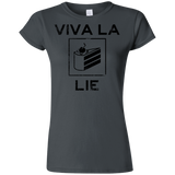 T-Shirts Charcoal / S Viva La Lie Junior Slimmer-Fit T-Shirt