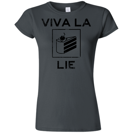 T-Shirts Charcoal / S Viva La Lie Junior Slimmer-Fit T-Shirt