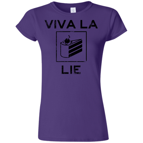 T-Shirts Purple / S Viva La Lie Junior Slimmer-Fit T-Shirt