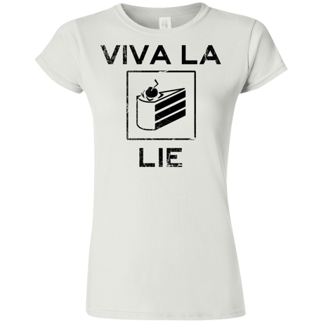 T-Shirts White / S Viva La Lie Junior Slimmer-Fit T-Shirt