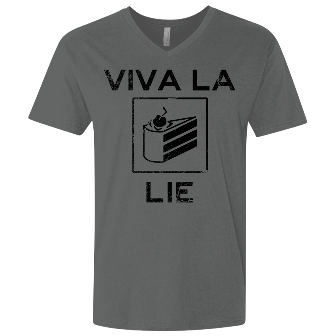 T-Shirts Heavy Metal / X-Small Viva La Lie Men's Premium V-Neck