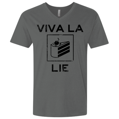 T-Shirts Heavy Metal / X-Small Viva La Lie Men's Premium V-Neck