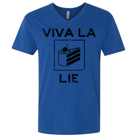 T-Shirts Royal / X-Small Viva La Lie Men's Premium V-Neck