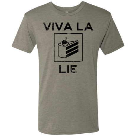 T-Shirts Venetian Grey / S Viva La Lie Men's Triblend T-Shirt