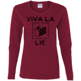 T-Shirts Cardinal / S Viva La Lie Women's Long Sleeve T-Shirt