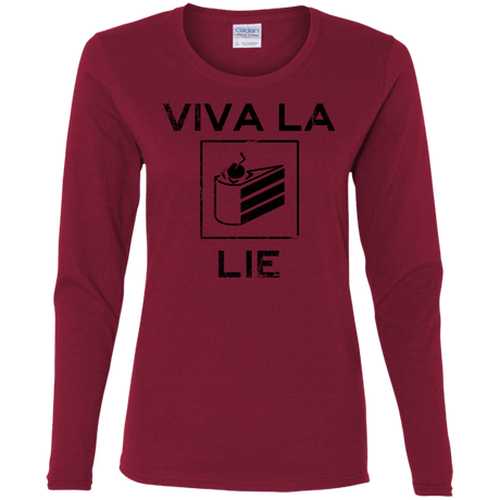 T-Shirts Cardinal / S Viva La Lie Women's Long Sleeve T-Shirt