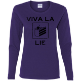 T-Shirts Purple / S Viva La Lie Women's Long Sleeve T-Shirt