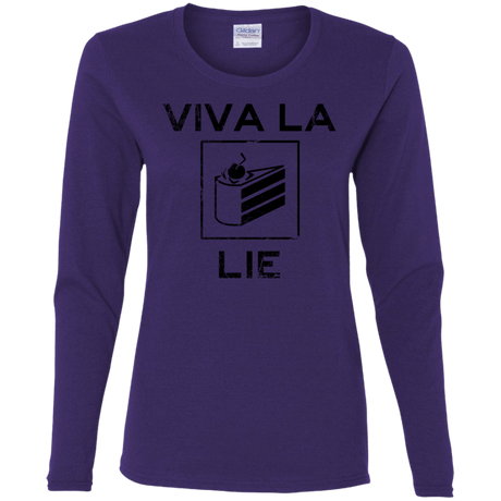 T-Shirts Purple / S Viva La Lie Women's Long Sleeve T-Shirt