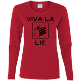 T-Shirts Red / S Viva La Lie Women's Long Sleeve T-Shirt